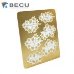 0.1mm Semi-Etched Twig Leaf Bookmark